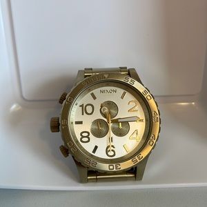 Gold Nixon Watch